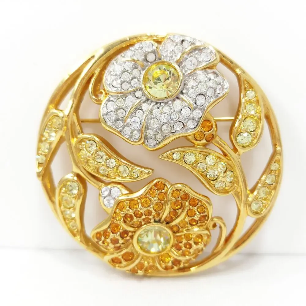 Swarovski Rhinestone Harmony Brooch, 